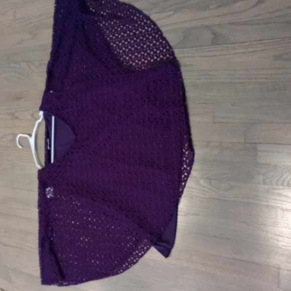 XXL Purple beautiful Batwing top - Picture 7 of 10
